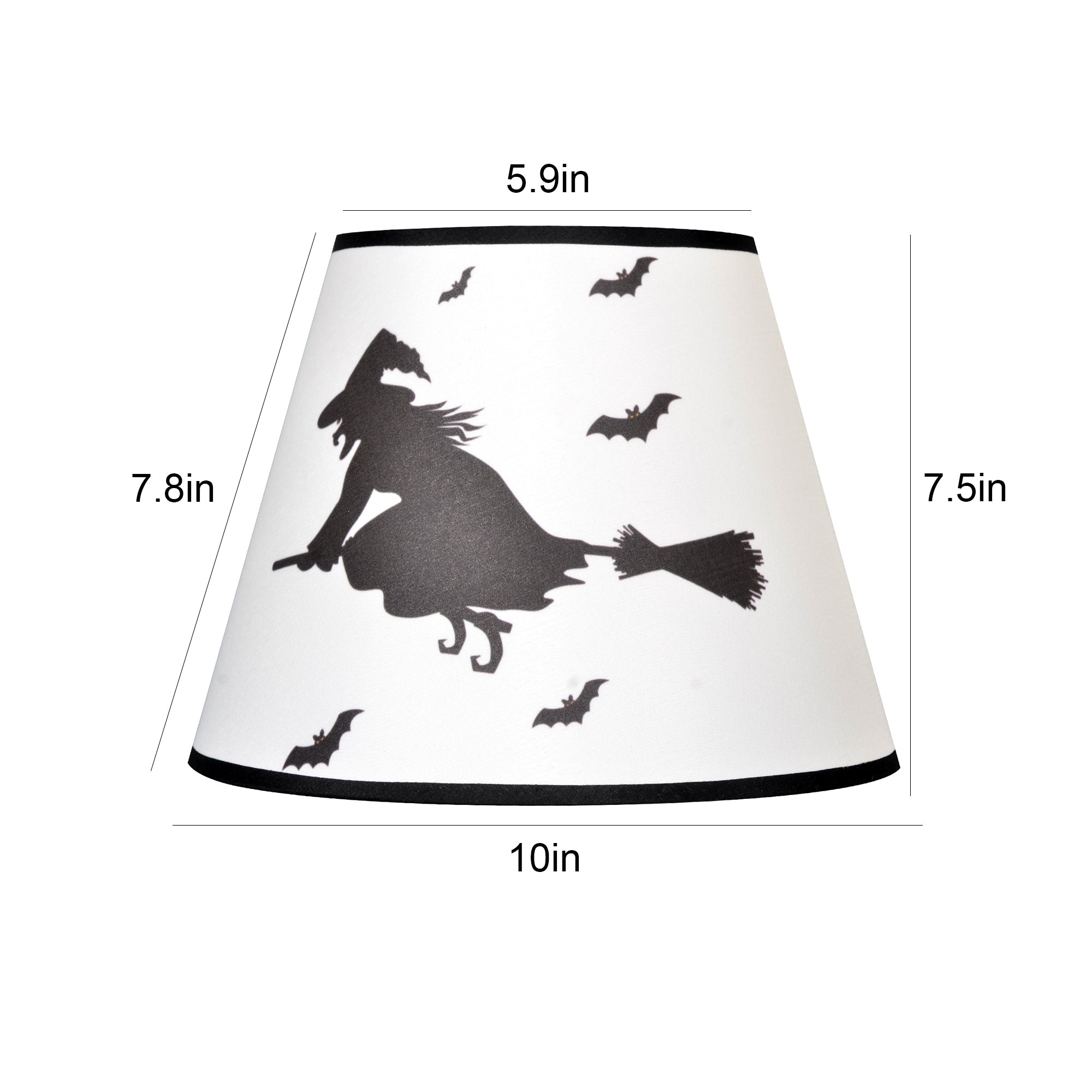 This Halloween themed fun, yet elegant Carro Home Collection Lamp Shade will refresh the look of your favorite lamp. You’ll be ready for Halloween in a snap! With its clean lines and stylish design, this Carro Home Collection Lamp Shade is perfect addition to your home décor. Beautiful fabric with satin finish helps to repel stain and dust. The sturdy and durable structure makes easy for you to store away without taking much of a space.