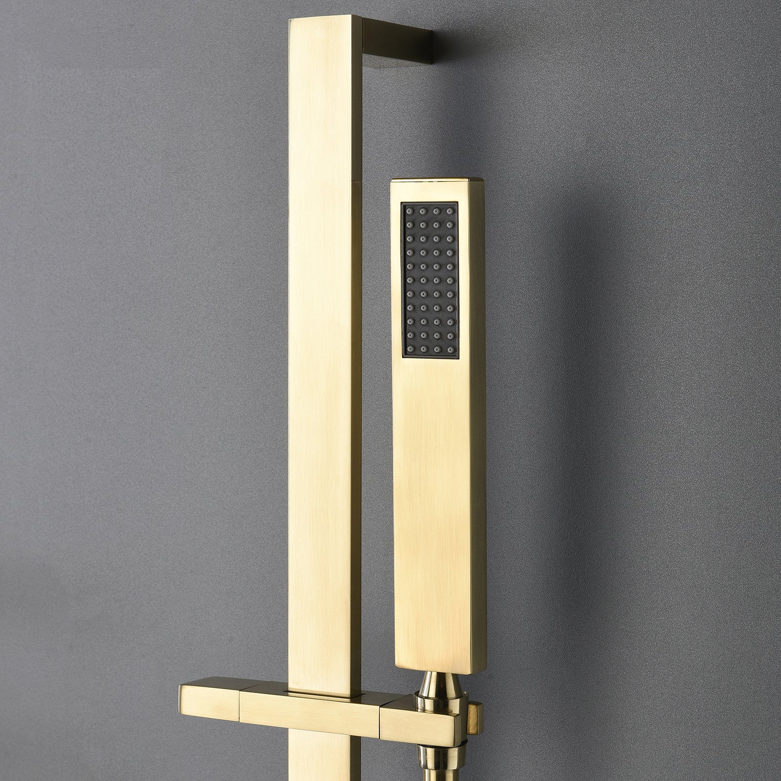 Vionel 10 In Thermostatic Shower System Handshower in Brushed Gold