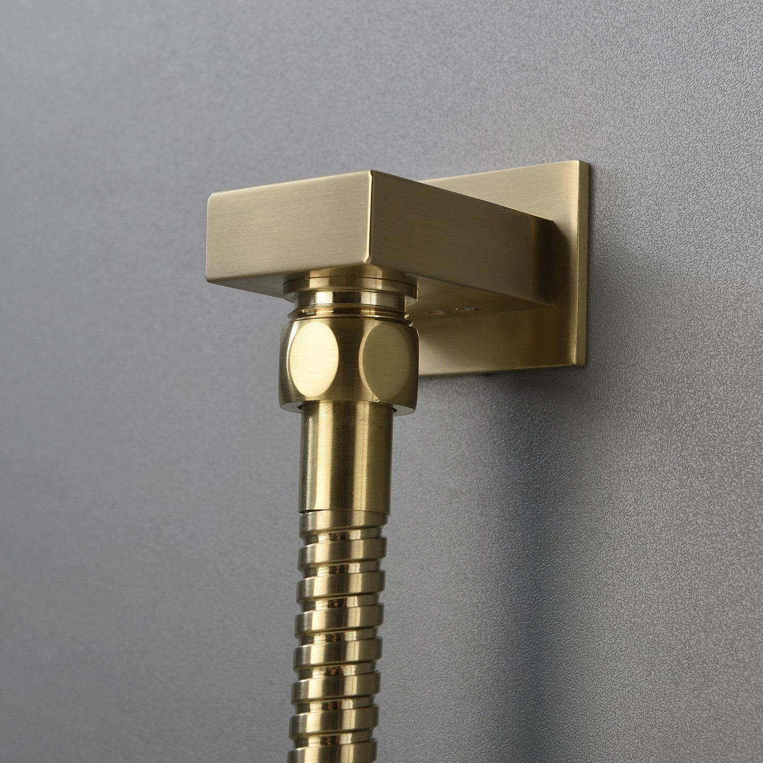 Vionel 10 In Thermostatic Shower System Handshower in Brushed Gold