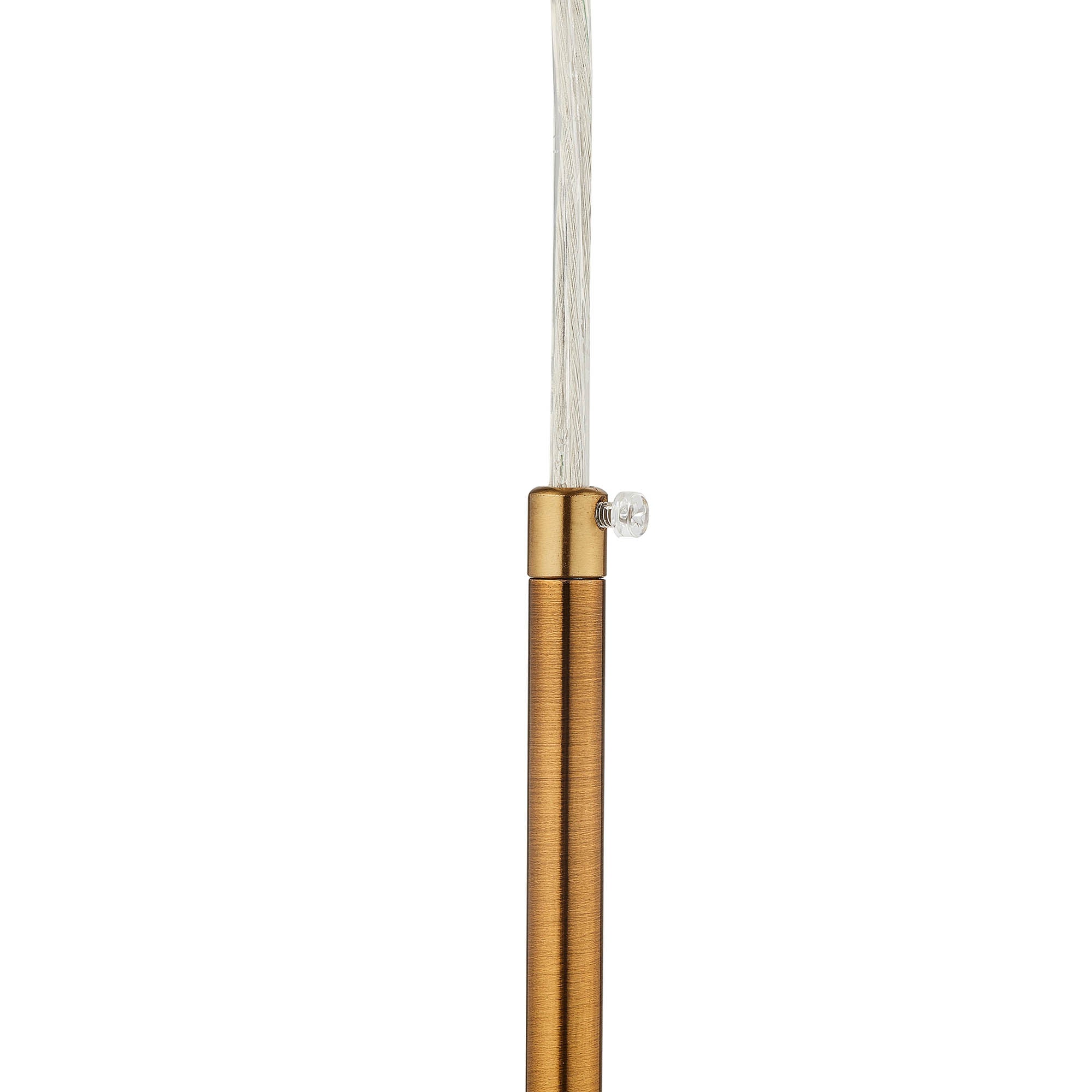 Carro Home Pegasus Jewel Tone Glass Pendant Light - Golden Diamond Adjustable Height