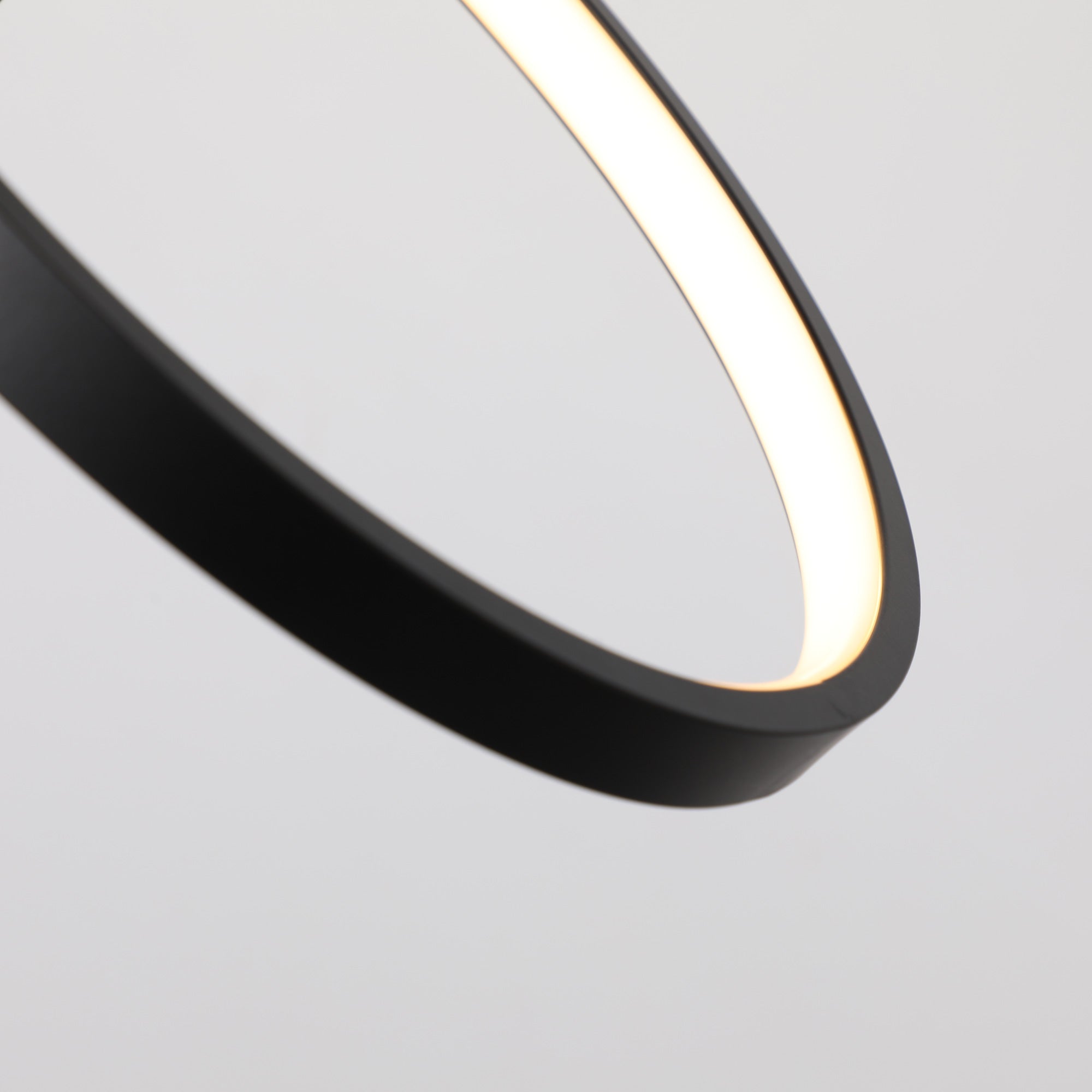 Smafan Abbey Modern Creative LED Chandelier Pendant Light,this black 3 light LED hanginig light with geometric integrated into the design,using simple circles to outline the most spiritual space,everywhere has a simple and extraordinary fashion sense.It is a good decor to your house by this circle pendant light fixture.It comes with two different sizes of circles to make a simple and modern style,at the same time,without lack of aesthetics.