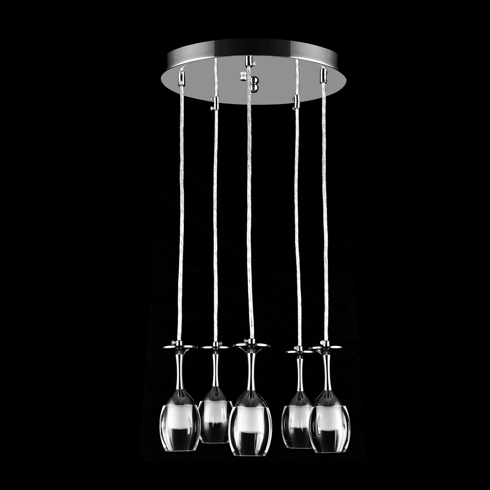 It brings fun light that can be used in every occasion. The pendant light features Wi-Fi apps, Siri Shortcut and Voice control technology (compatible with Amazon Alexa and Google Home Assistant) to set the pendant light dimmable and RGB multicolor. This pendant light can satisfy not only the various color lighting effect settings, but also the more dim color variations that slowly change. The light colors are vivid and bright and dimmable.