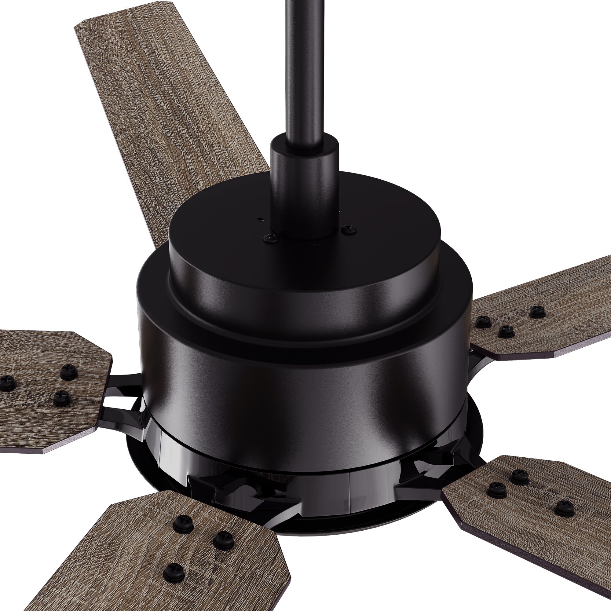 This Kyra 60" ceiling fan keeps your space cool, bright, and stylish. It is a soft modern masterpiece perfect for your large indoor living spaces. This ceiling fan is a simplicity designing with Black finish, use elegant Plywood blades and has an integrated 4000K LED cool light. The fan features Remote control to set fan preferences.