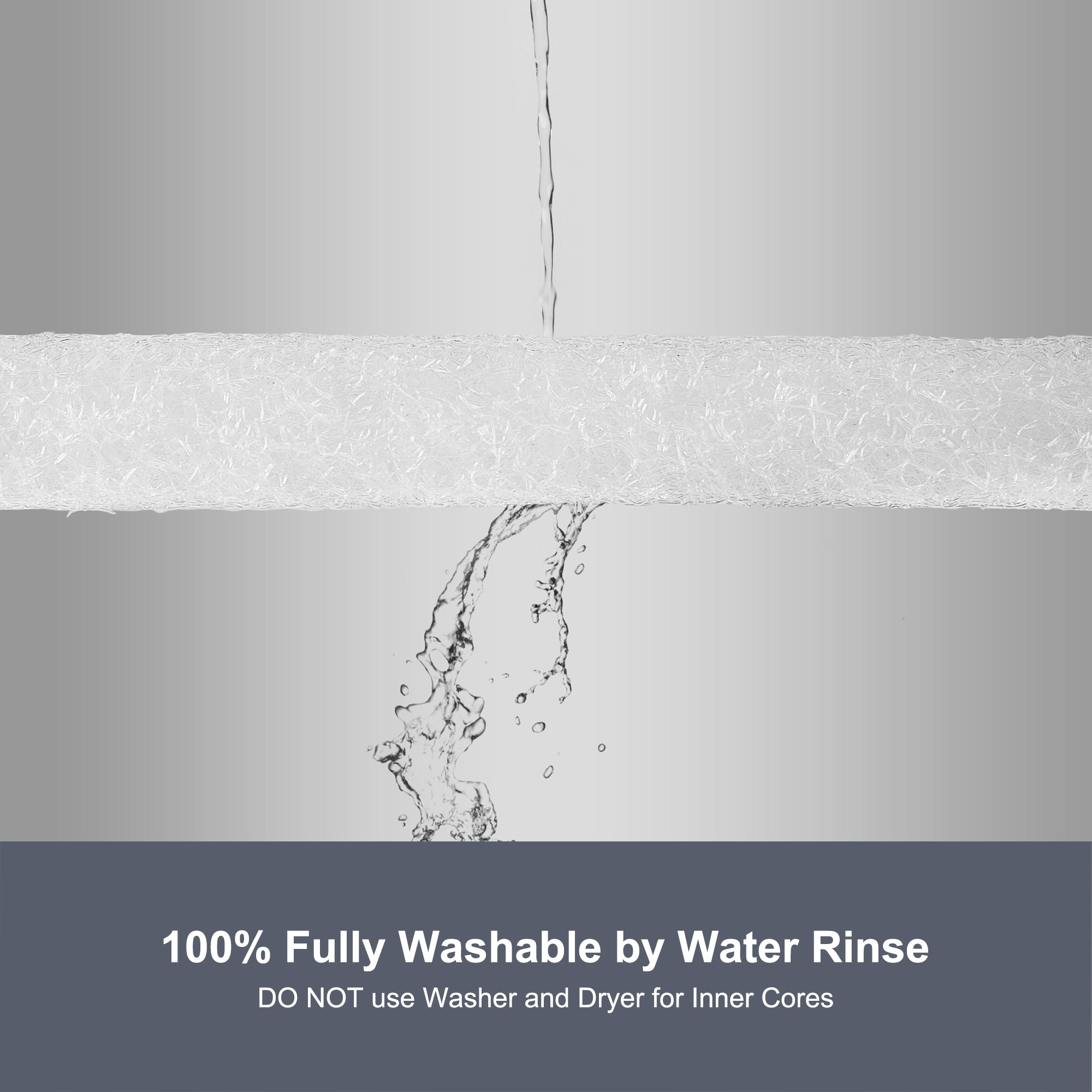 The Smafan Kaiteki 2.75 Inch Air Fiber Mattress Topper was inspired by those who suffer from chronic sleep ailments including painful muscles, stiff joints, and trouble falling and remaining asleep. Designed with an outer cover made of premium polyester and 3 inner cores made of innovative 4D Air Fiber material, the Kaiteki creates the optimal sleep conditions that can help mitigate pain and discomfort.