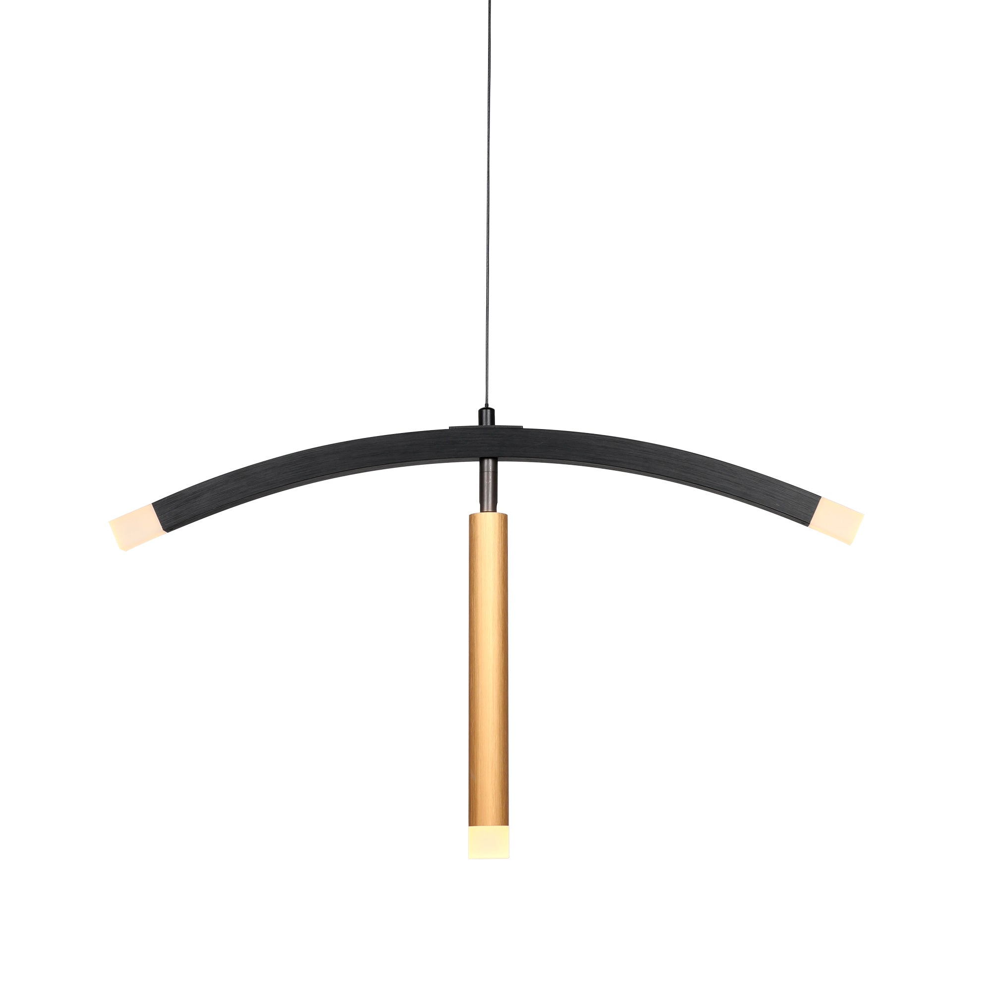 Smafan Seville Brushed Gold Simple Decoration Hanging Kitchen LED Pendant Light brings a clean and simple design.Descending from a single hanging cord,simply streamlined-design pendant light fully demonstrates the art and beauty of simpleness.This pendant showcases a balance of materials and a stylish glow to bring some contemporary flair to its surroundings.