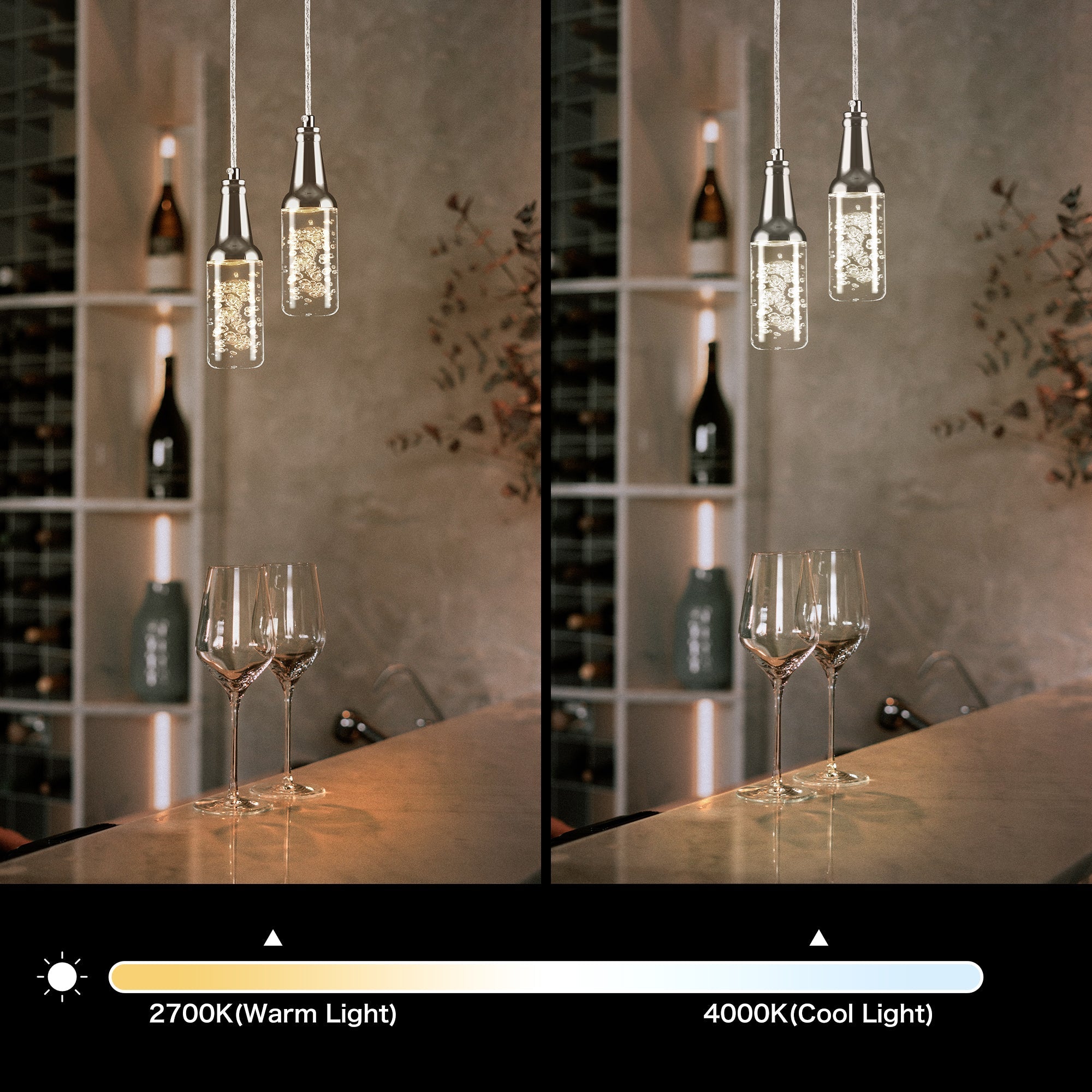 Modern homes deserve modern lighting options, and that’s why we’ve created the Carro Home Paton 2-Pendant Light! Designed to deliver a wide variety of lighting configurations and equipped with Smart technology, the Paton is sure to add convenience, style, and brightness to any space in your home. The Paton will perfectly complement the décor of your preference, thanks to its simple yet refined exterior built with transparent glass and silver iron.