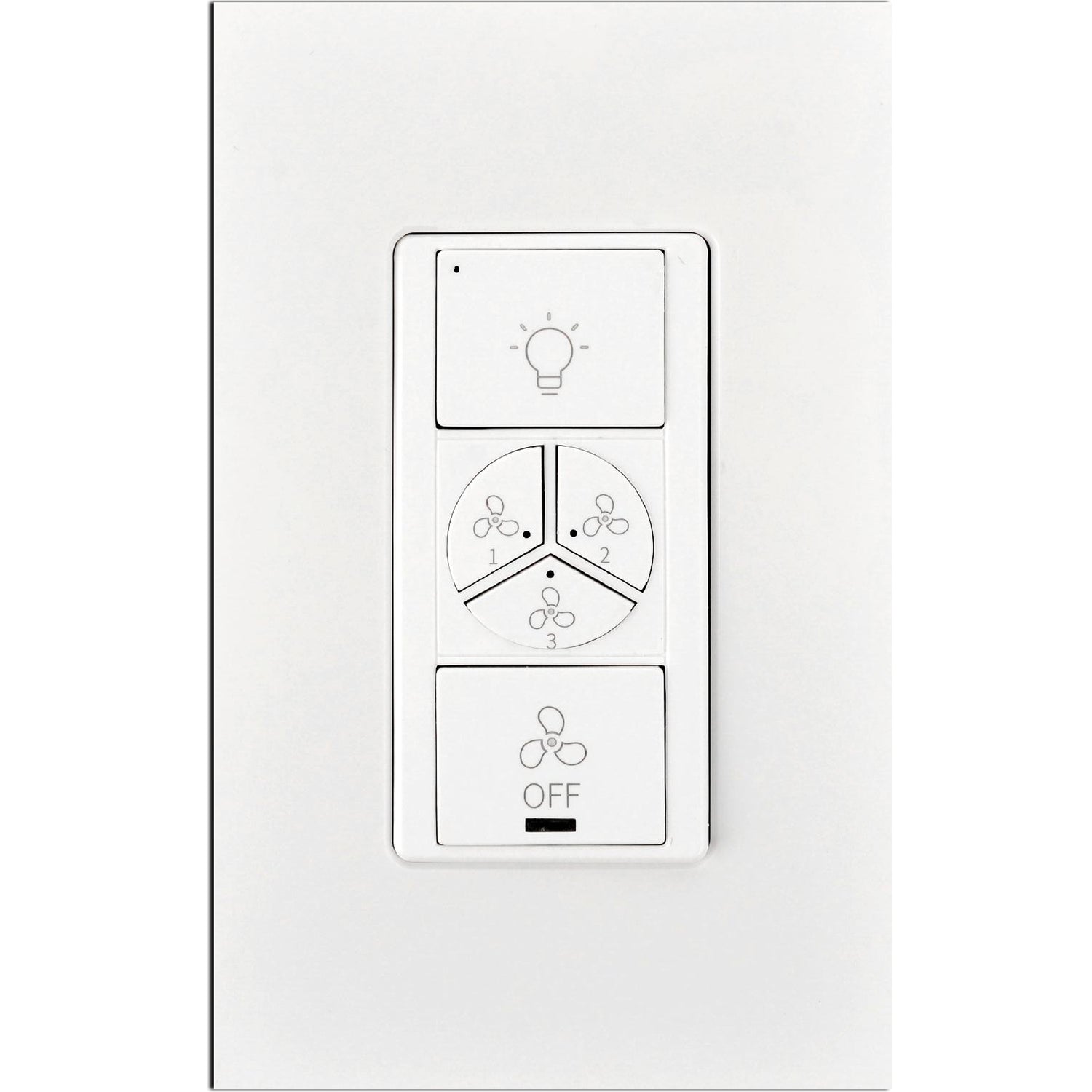 Carro Home Smart Wall Switch Controller For Ceiling Fans (1 Gang)