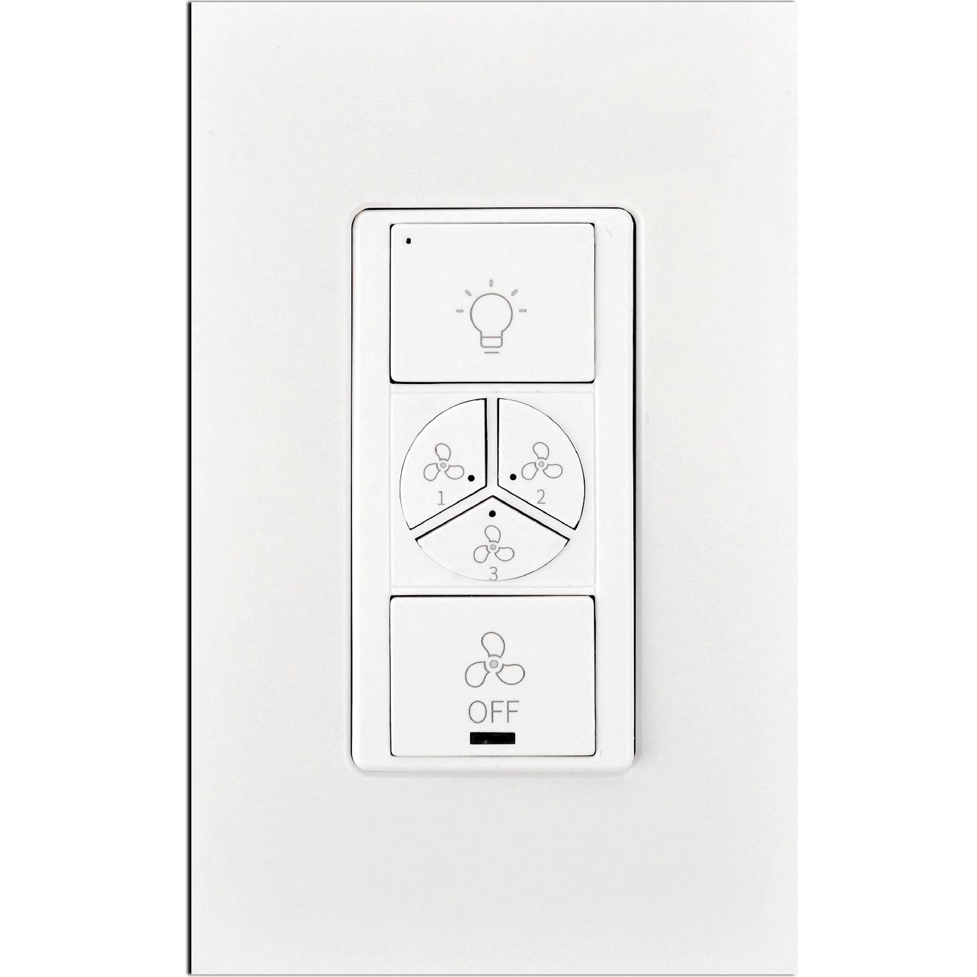 Carro Home Smart Wall Switch Controller For Ceiling Fans (1 Gang)