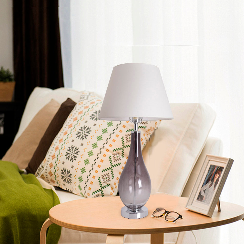 Tulip Ombre Droplet Glass Table Lamp 28" (Set of 2)