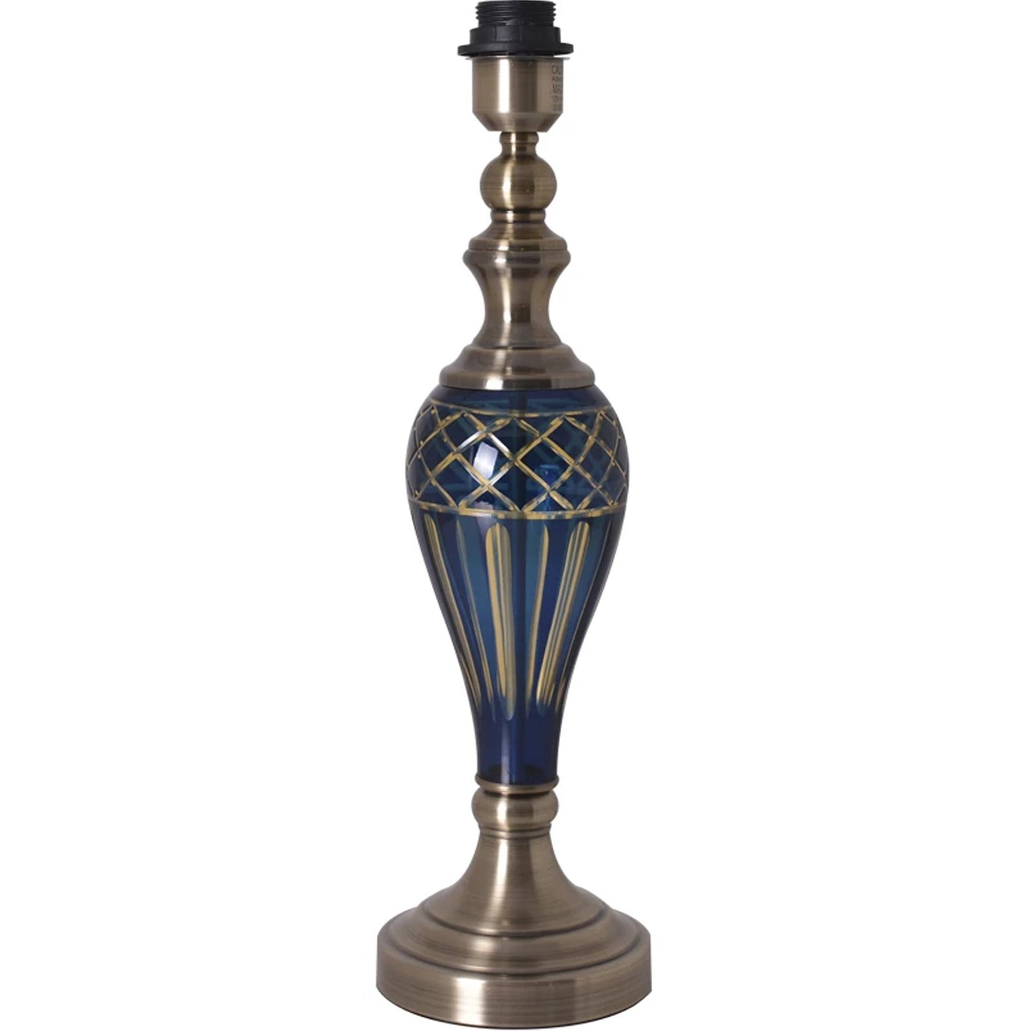Carro Home Petunia Art Deco Fluted Glass Table Lamp 28" - Emerald Blue/Light Green (Set of 2)
