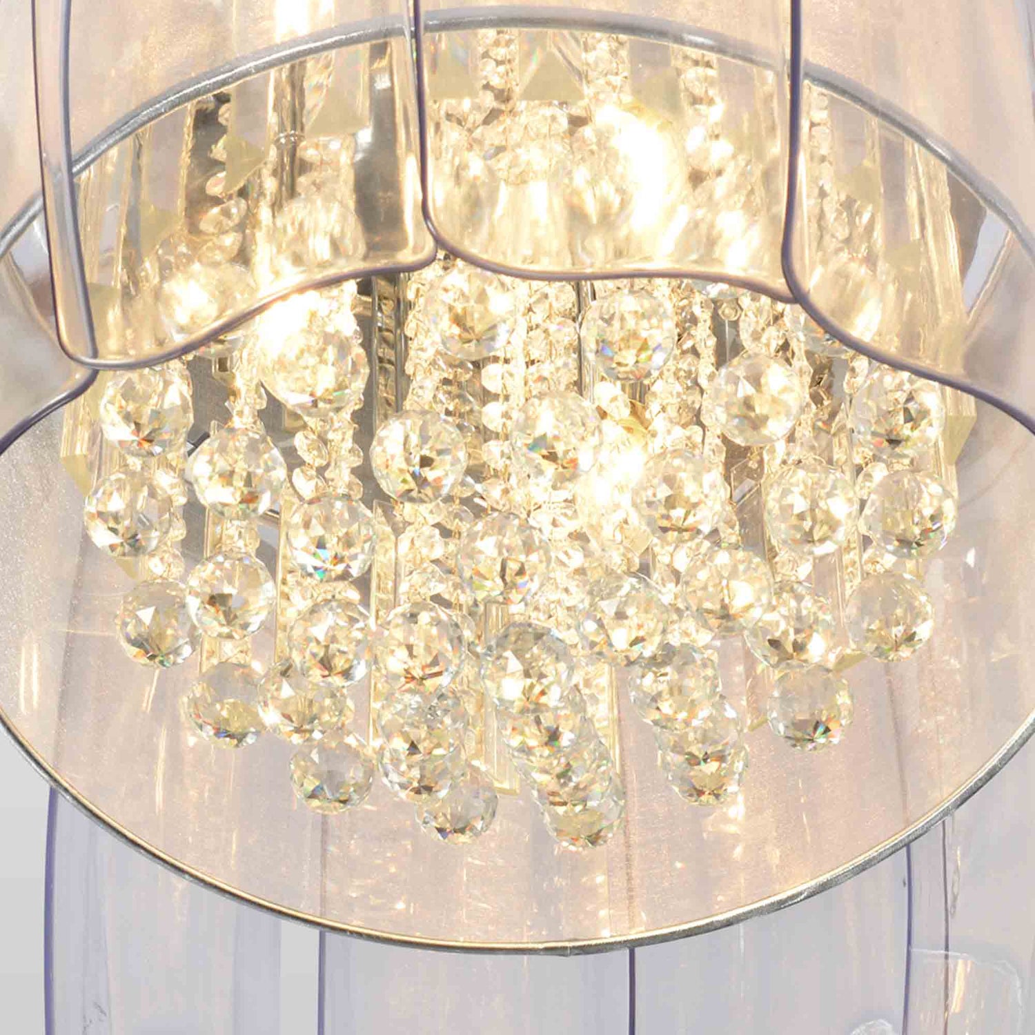 SMART FAN,ALEXA CEILING FAN, WIFI CEILING FAN.BLOSSOM 50"?SMART CRYSTAL CHANDELIER CEILING FAN WITH LED LIGHT