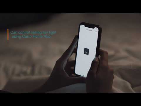 Carro Pioneer Smart Wall Switch For AC motor Ceiling Fans(4-Gang)