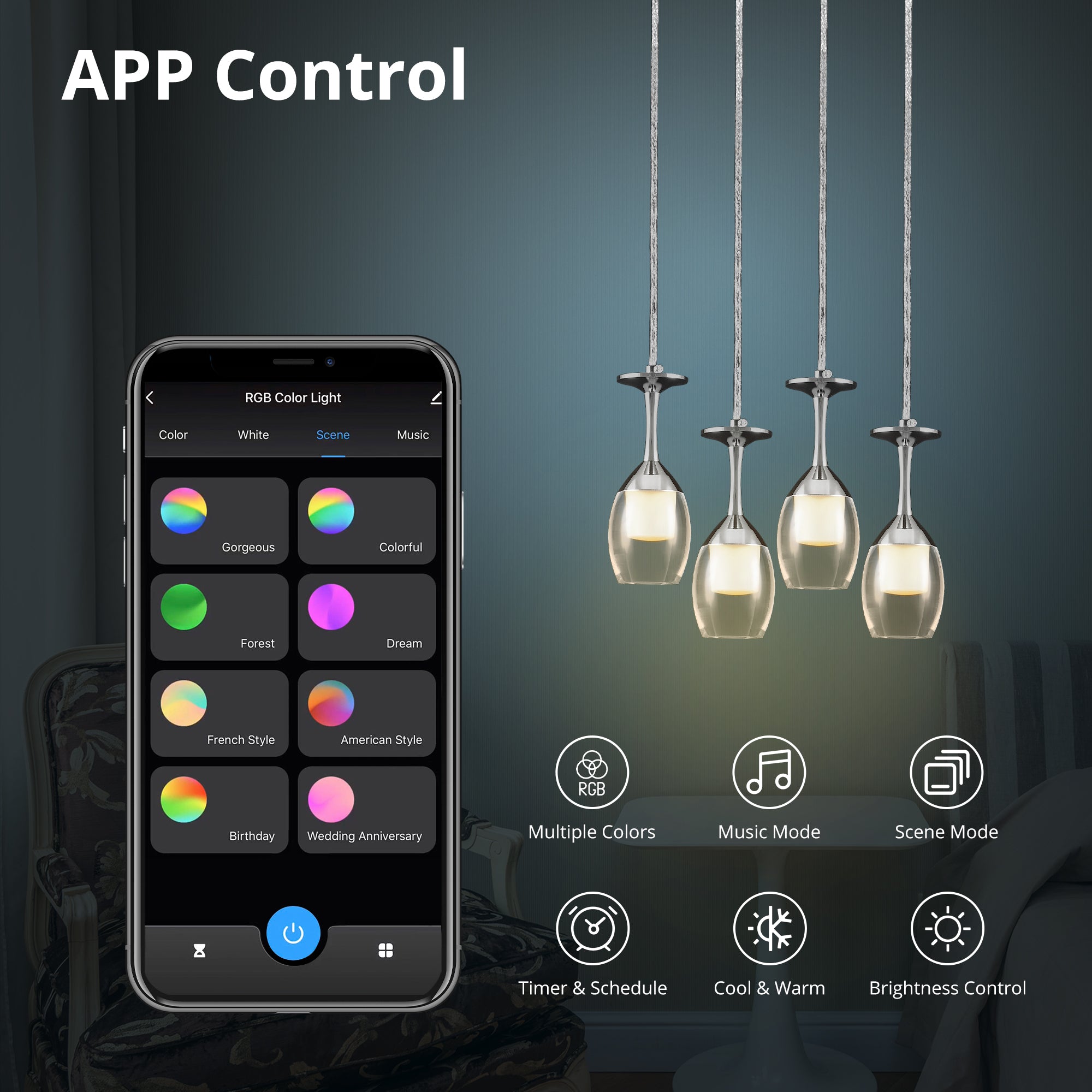 carro-smafan-Bacchus-Clear-Acrylic-Red-Wine-Cup-Shape-Smart-RGB-Pendant-4-Light-Work-with-Alexa-Google-Assistant