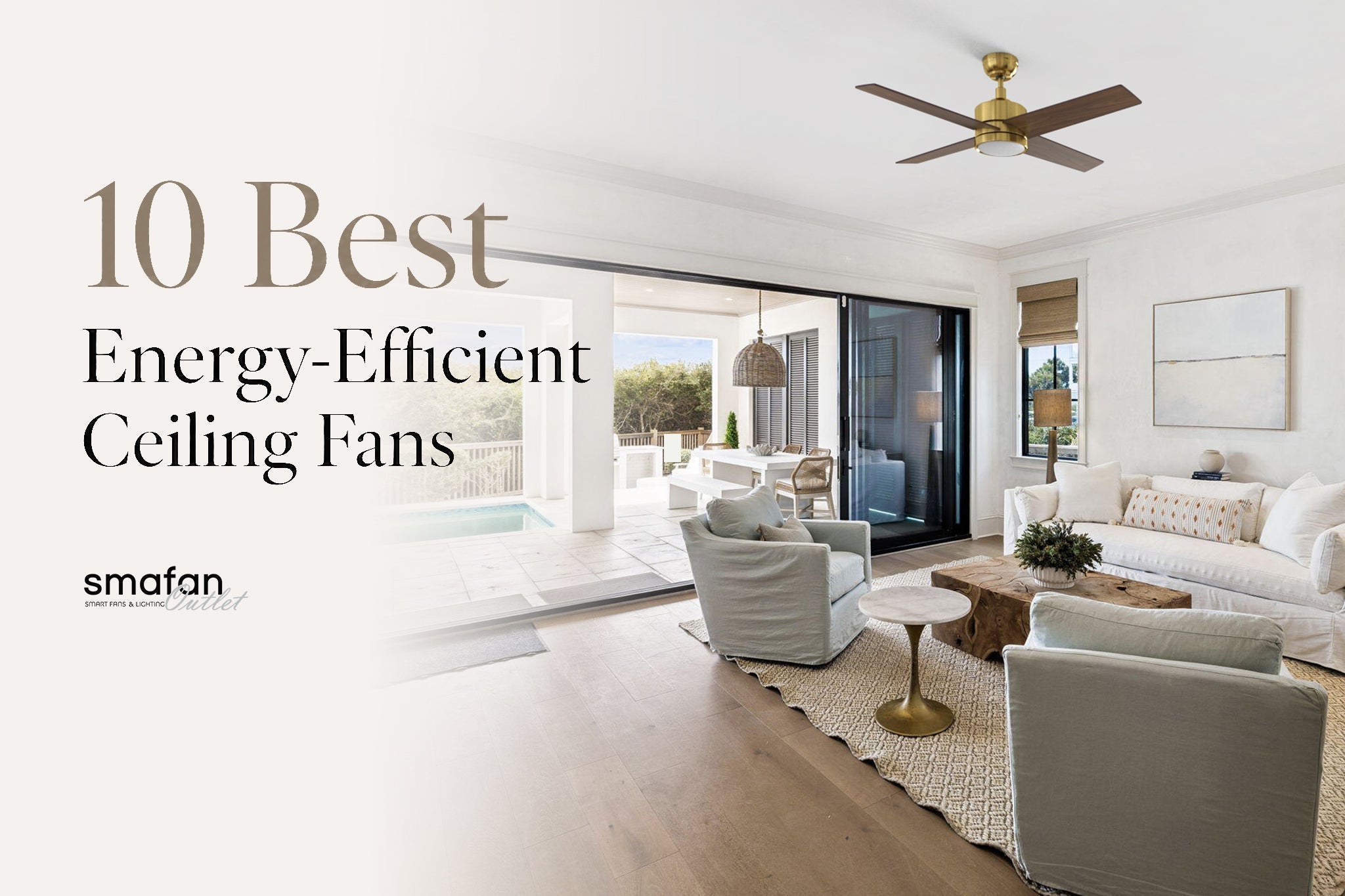 10 Best Energy-Efficient Ceiling Fans with light