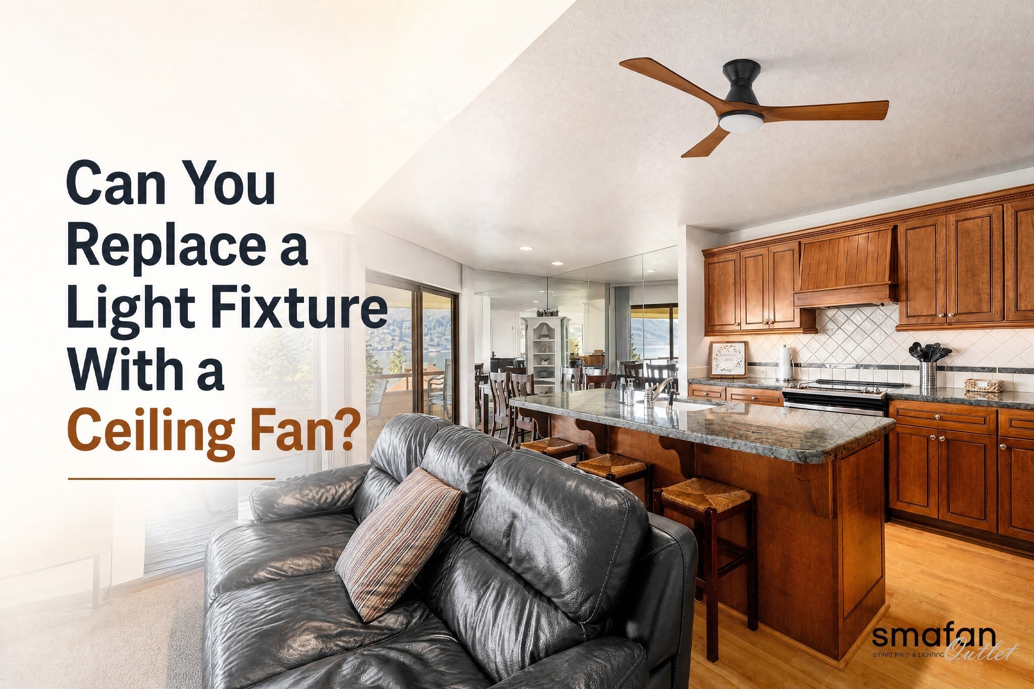 Can You Replace a Light Fixture With a Ceiling Fan - Smafan