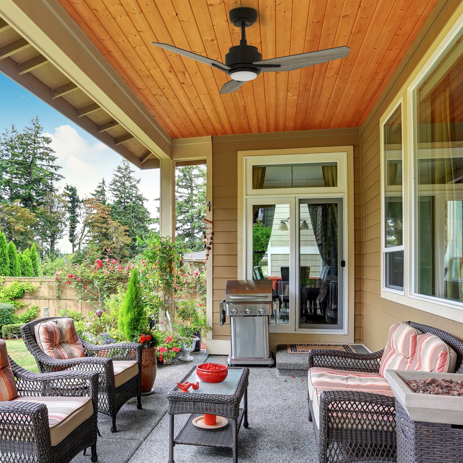 Outdoor ceiling fan for cover patio inspiration