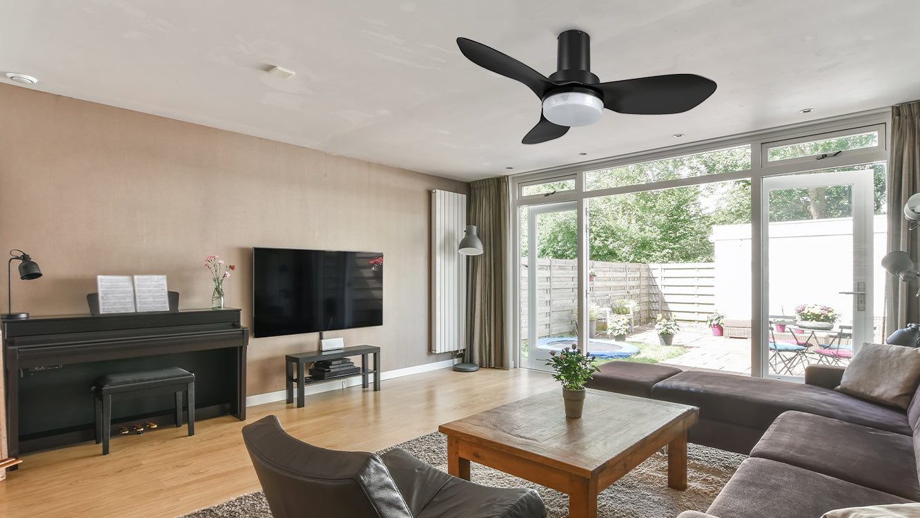 Nefyn Flush Mount Small Fan
