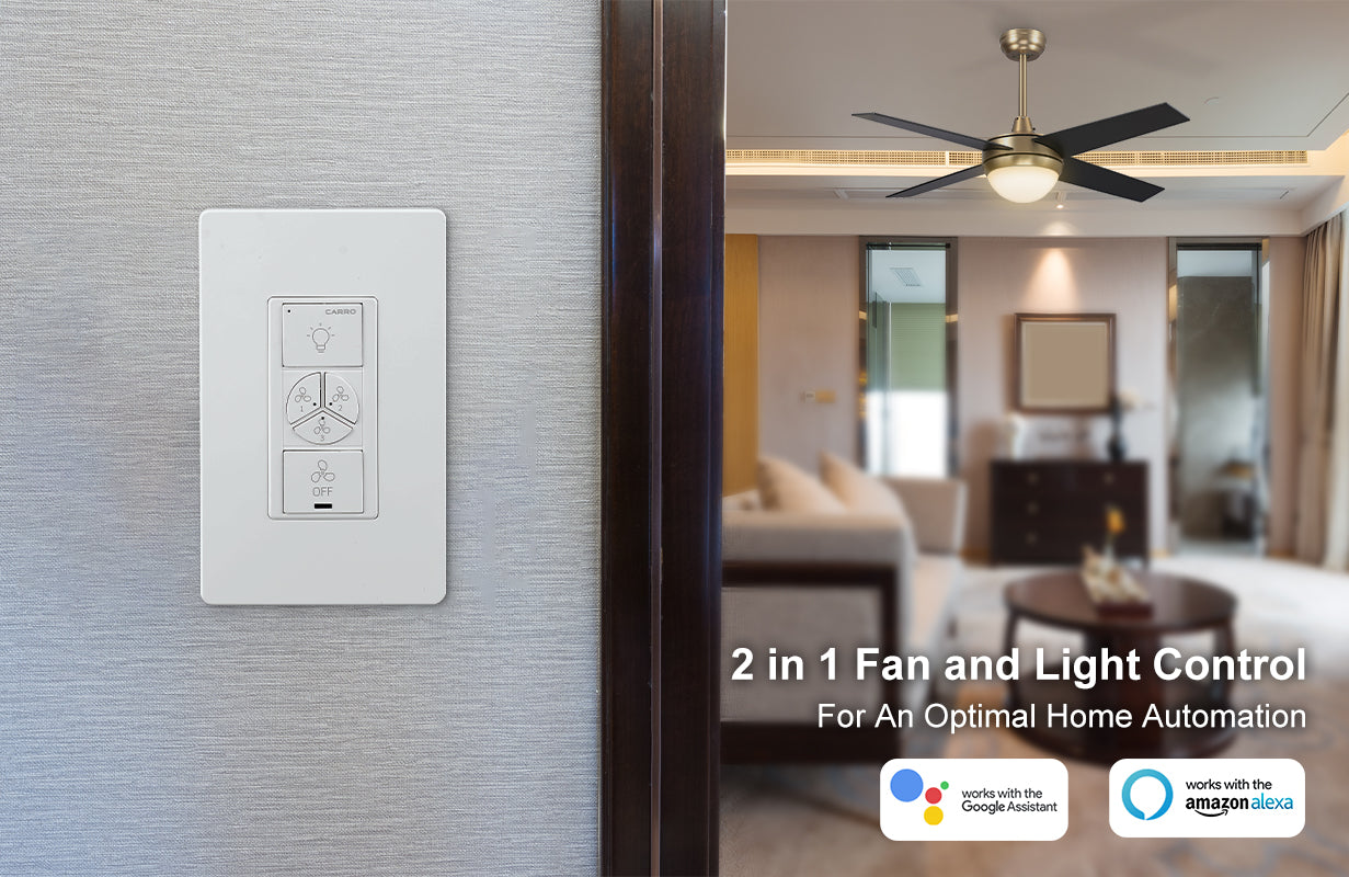 Ceiling Fan Accessories | Ceiling Fan 4 Gang Wall Switch | Smafan
