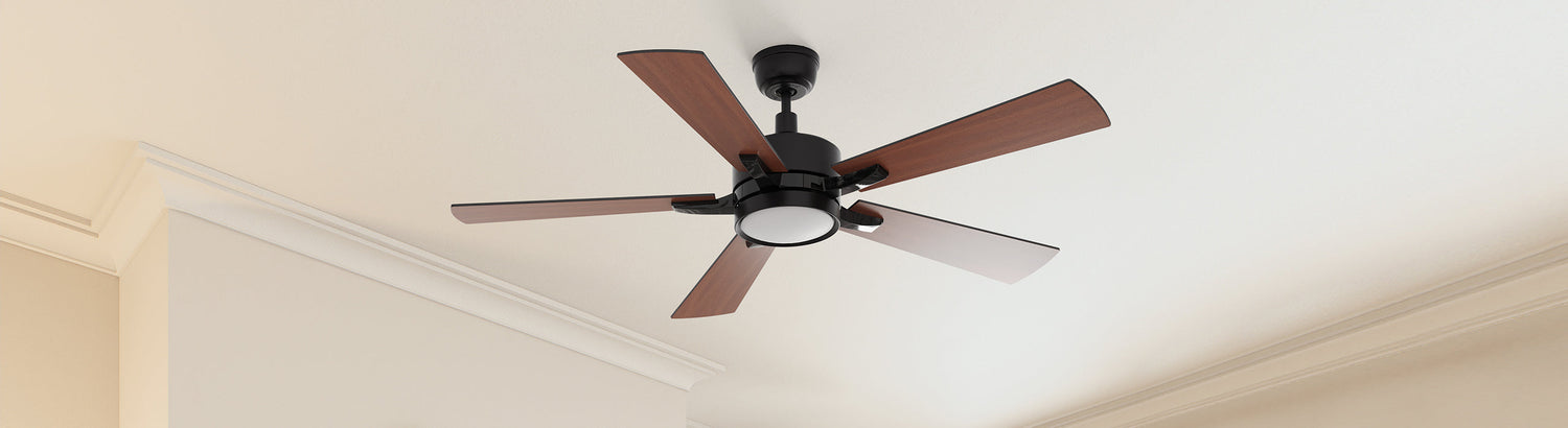 Trendsetter Flush mount 3 Blade Ceiling Fan with Light collection banner decor