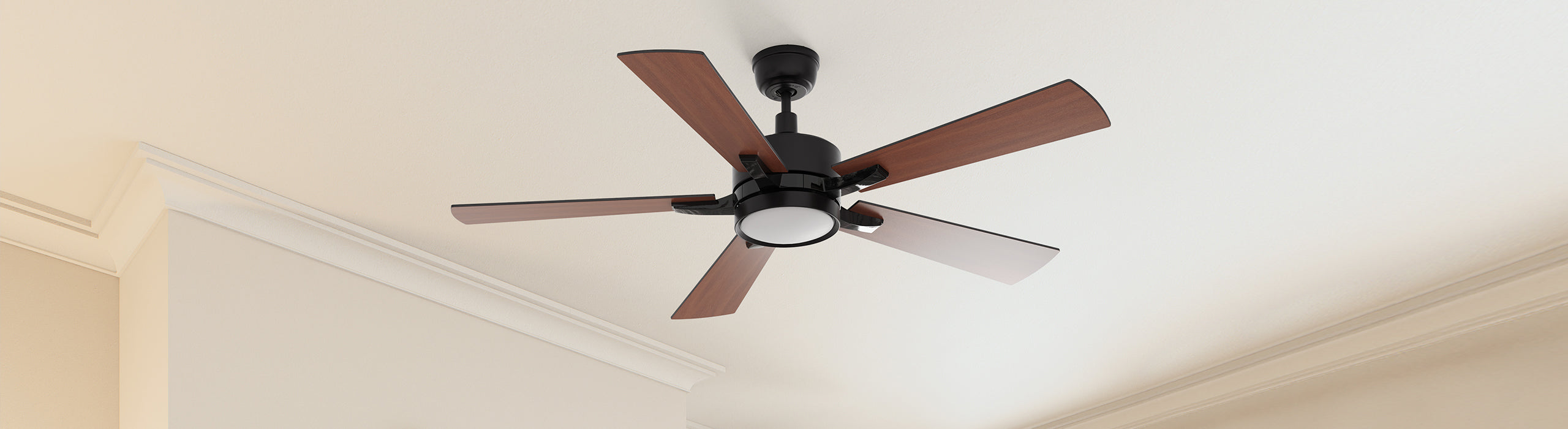 Trendsetter Flush mount 3 Blade Ceiling Fan with Light collection banner decor
