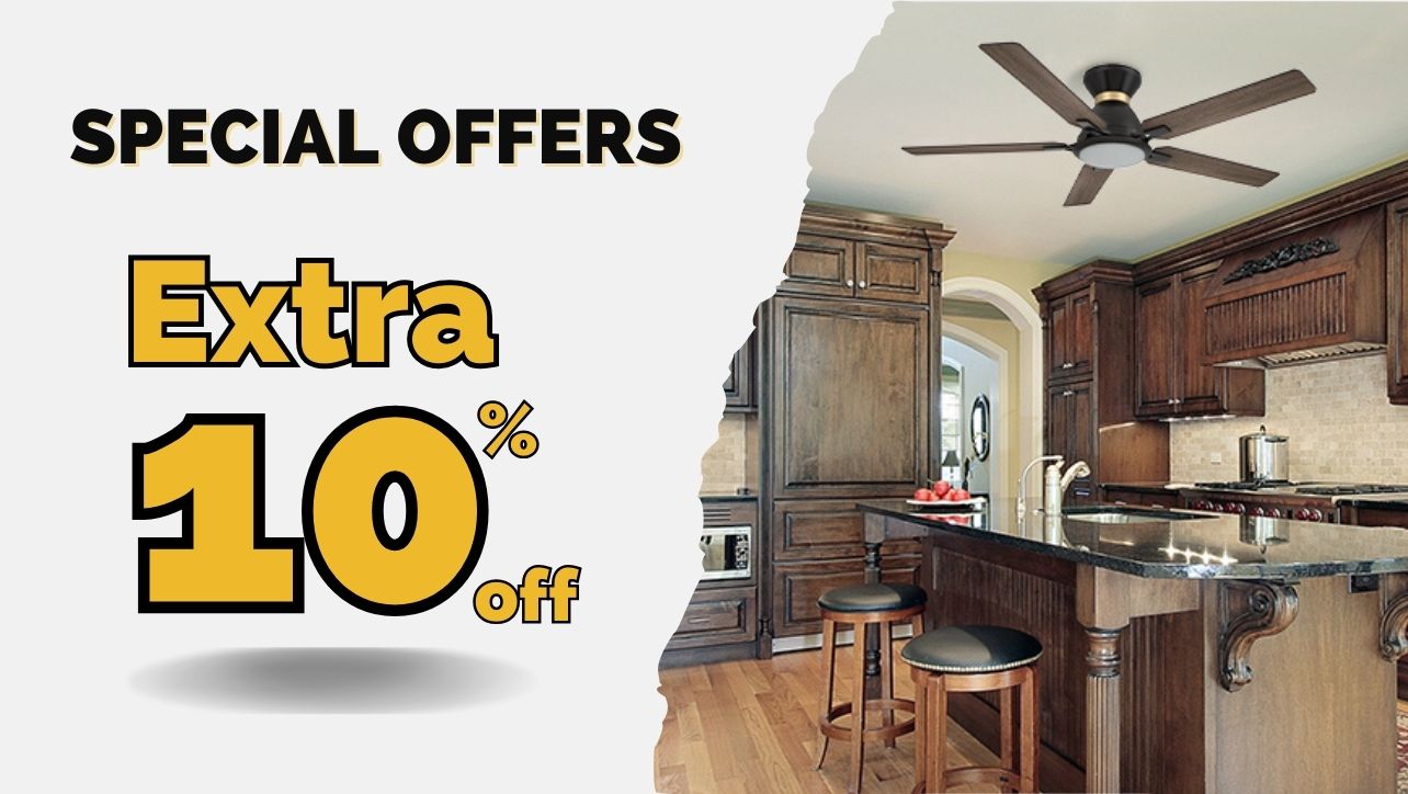 extra 10% coupon special offers for ceiling fan 