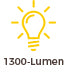 ceiling fan with 1300 lumen LED LIGHT 