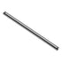 18-inch extended downrod in a silver finish, crafted for AC or DC motor ceiling fans to suit smaller rooms with mid-height ceilings.