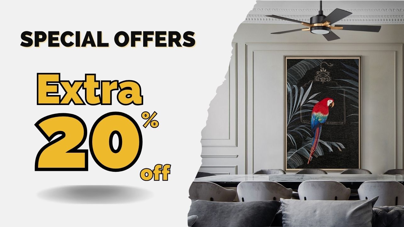 extra 10% coupon special offers for ceiling fan 