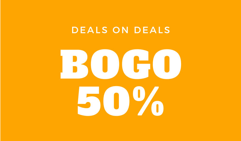 BOGO 50% OFF deals on deals promotion image