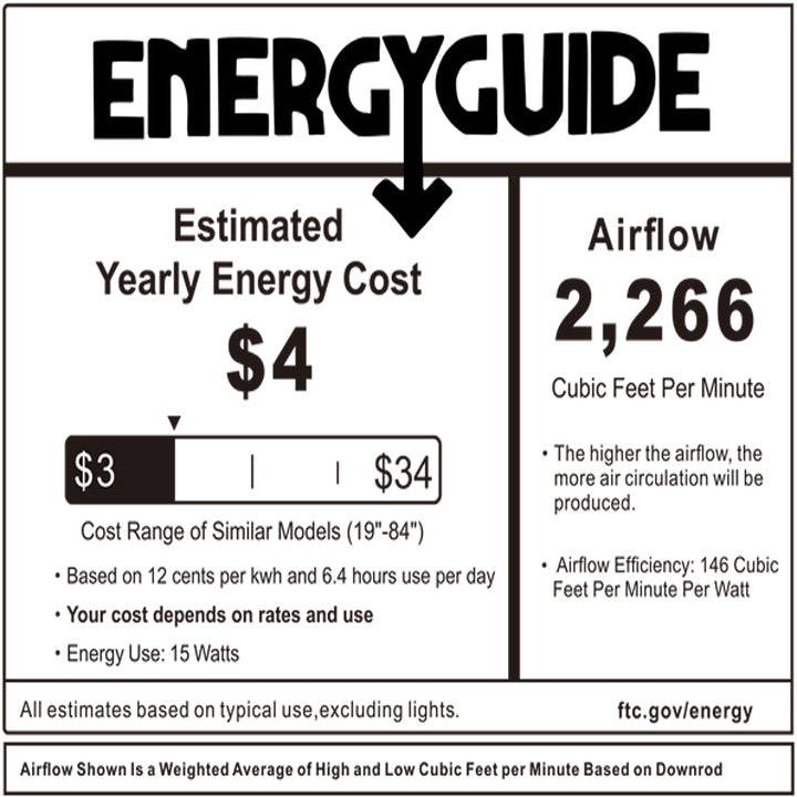 Viter Outdoor Ceiling Fan with Dimmable LED Light Remote-Smart 52 inch