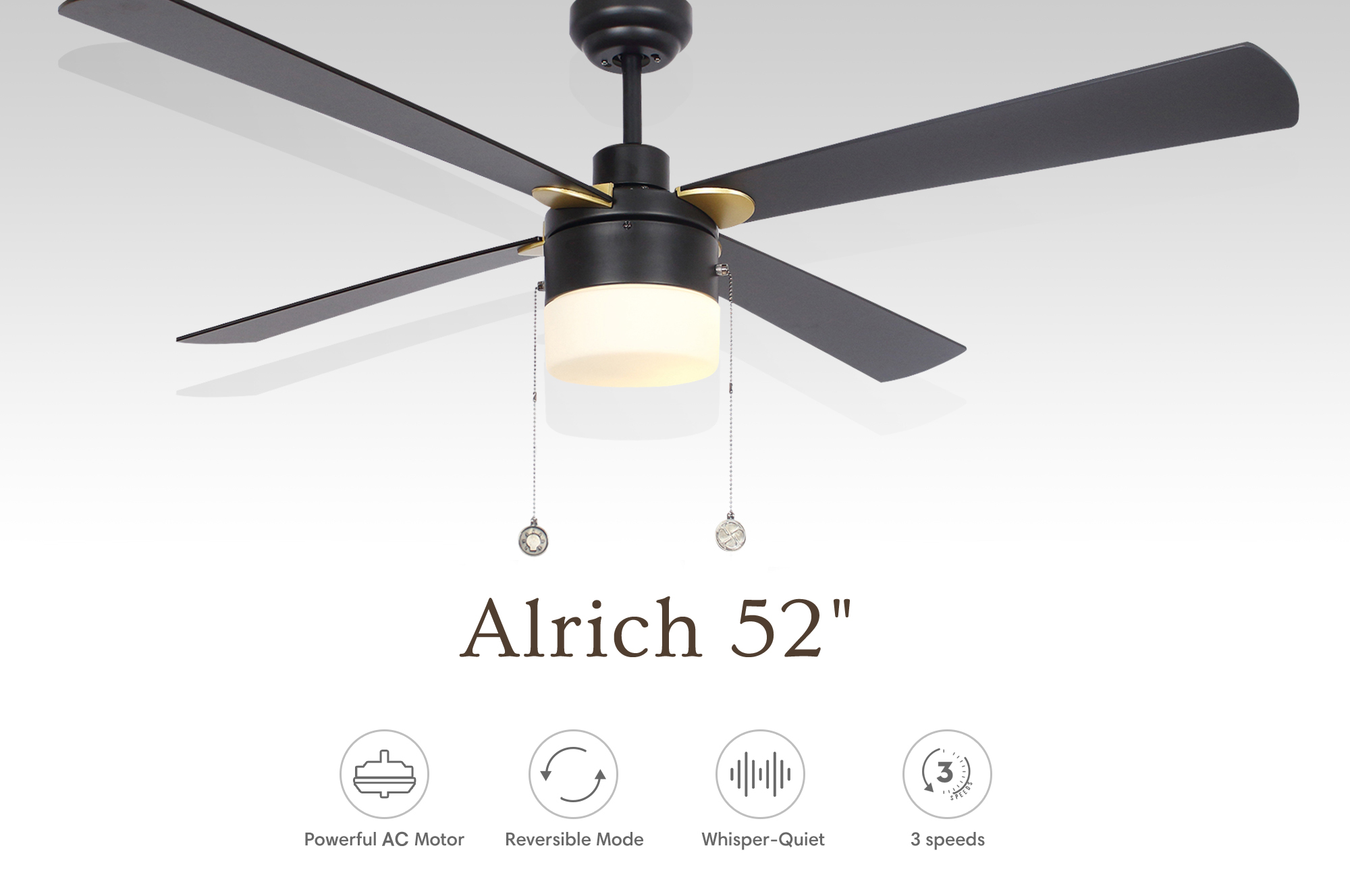 Carro-Smafan-Alrich-52-Ceiling-Fan-with-pull-chain-Light-Kit-Included_
