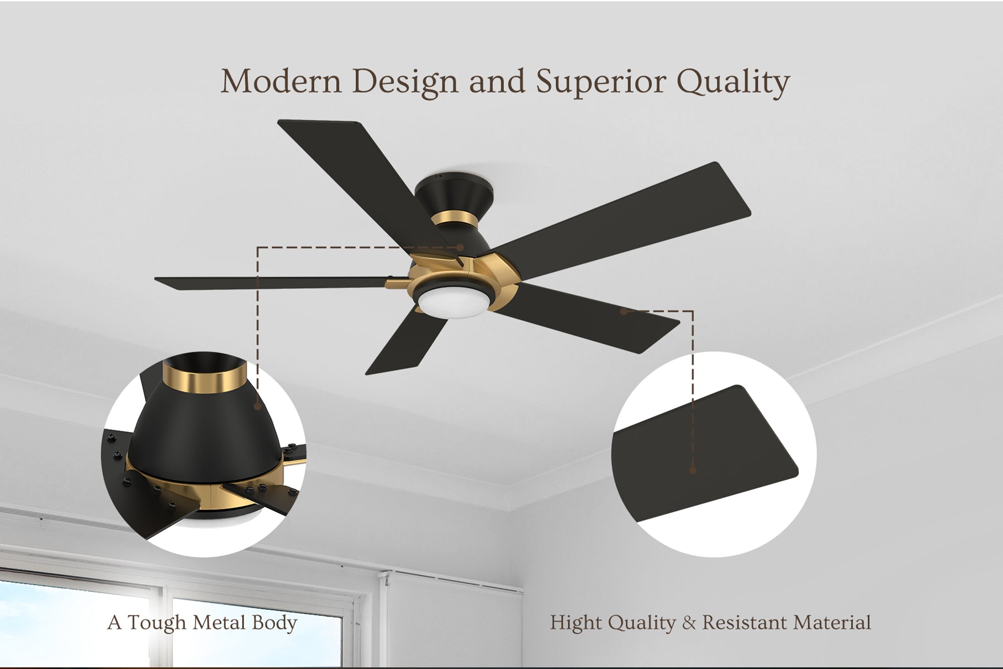 Carro-Smafan-Aspen-10-speed-Ceiling-Fan-with-Remote-and-Reversible-Fan-Blades-brilliant-upscale-design-good-Reliable-Finest-Material