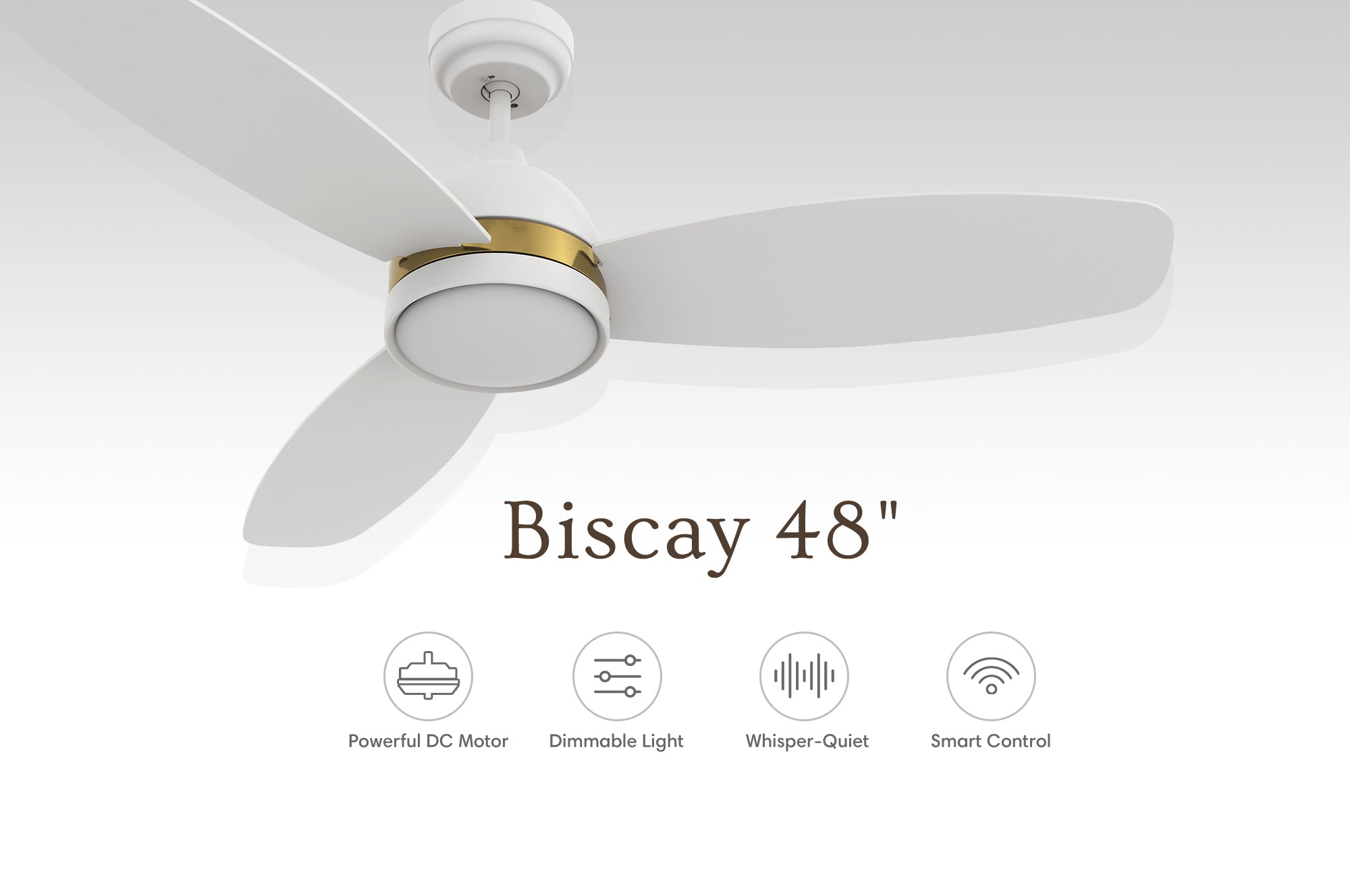 Carro-Smafan-Biscay-48”-Wifi-Ceiling-Fan-Drop-mount-Or-Hugger-mount-Installation-available.
