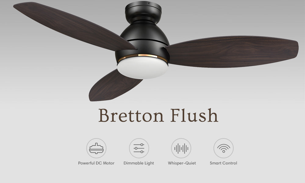 Carro-Smafan-Bretton-48''-low-profile-Smart-Ceiling-Fan-with-remote