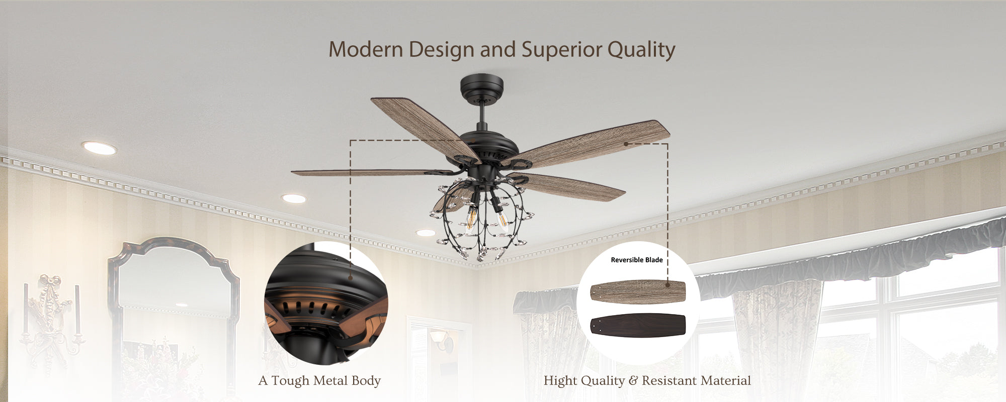 Carro-Smafan-Cedar-52''-10-speed-Crystal-Ceiling-Fan-with-Remote-and-Reversible-Fan-Blades-brilliant-upscale-design-good-Reliable-Finest-Material (2)