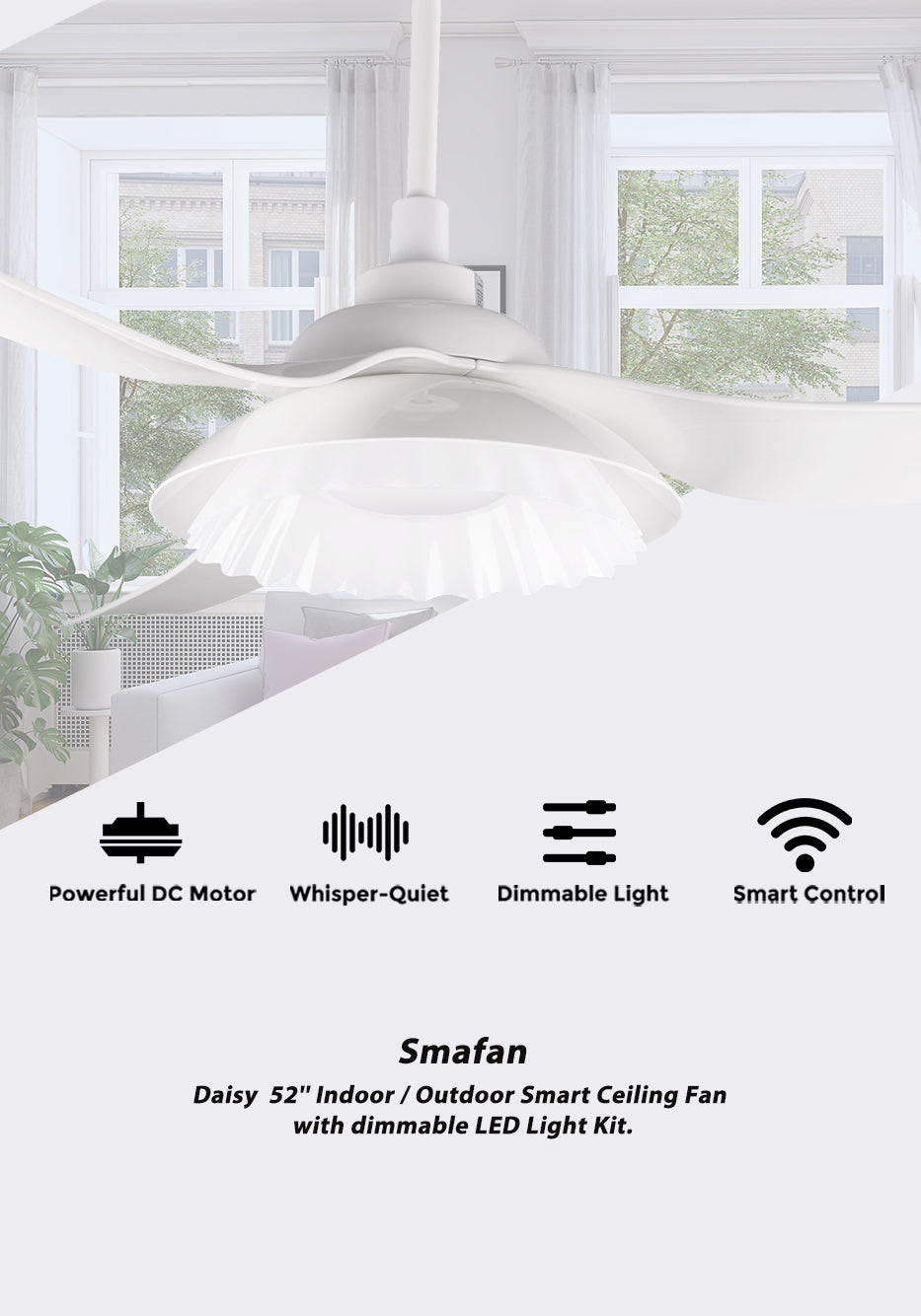 Carro-Smafan-Daisy-52”-Indoor-Outdoor-Wifi-Ceiling-Fan-with-Dimmable-LED-Light-Kit (2)