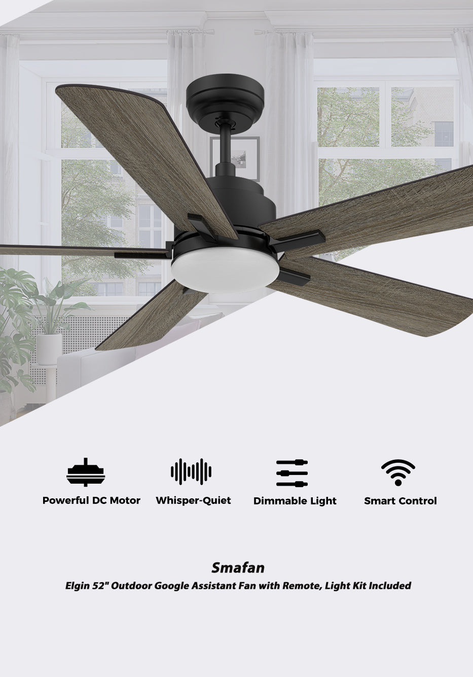 Carro-Smafan-Elgin-52''-Indoor-Outdoor-Bright-Smart-Ceiling-Fan-with-remote