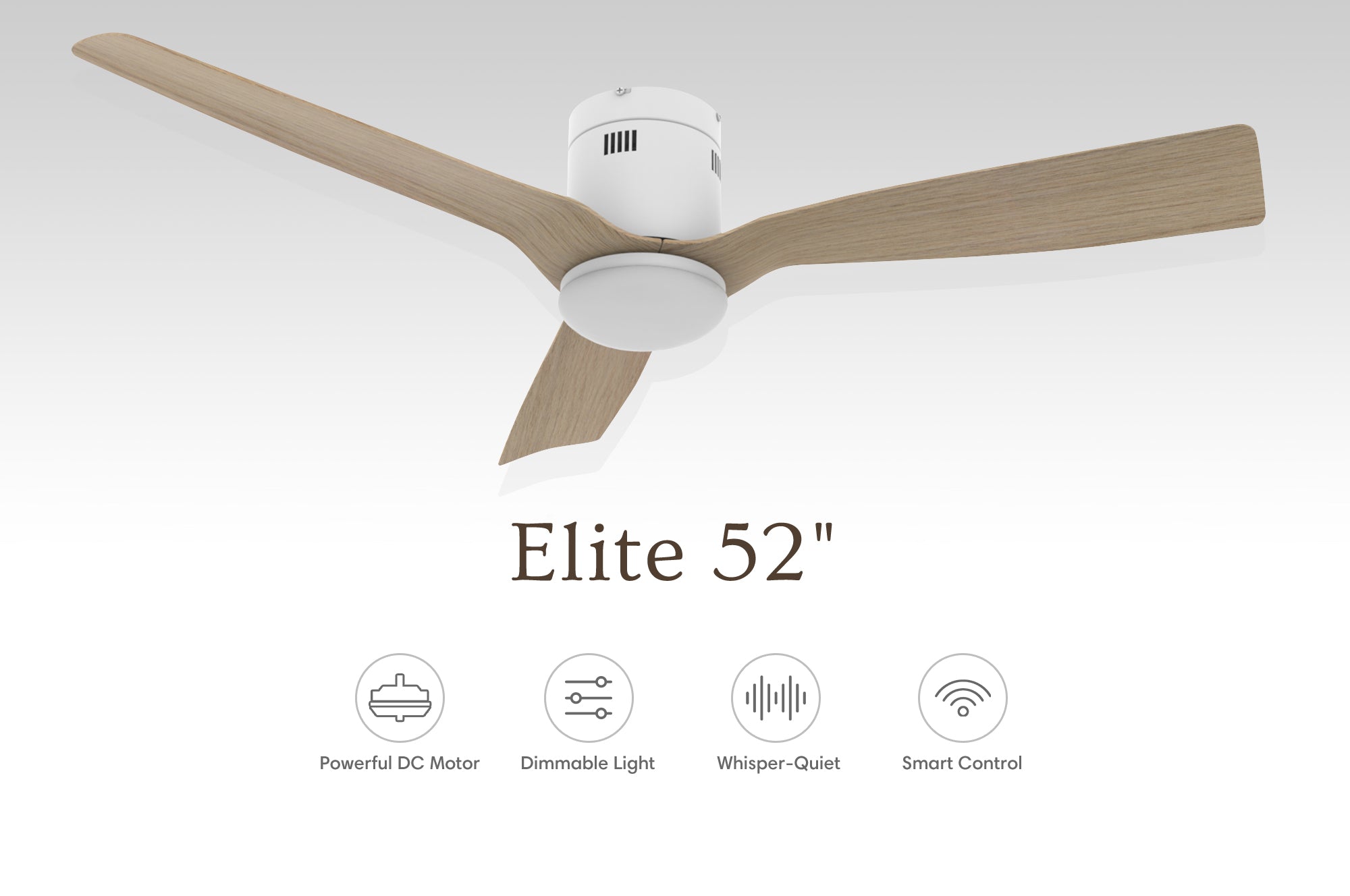 Carro-Smafan-Elite-52''-Smart-Ceiling-Fan-with-Dimmable-LED-Light-Kit-Remote-Control-Flush-Mounted