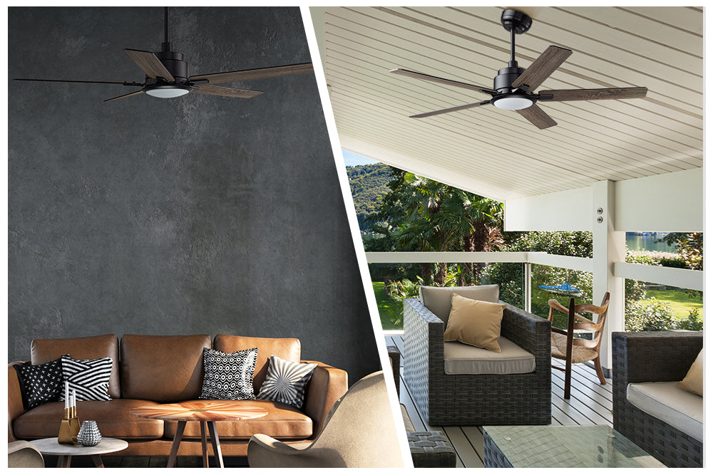 Carro-Smafan-Essex-52”-Indoor-Outdoor-Smart-Ceiling-Fan-with-Remote-Slope-Flat-Angled-Mount-Extension-Downrod