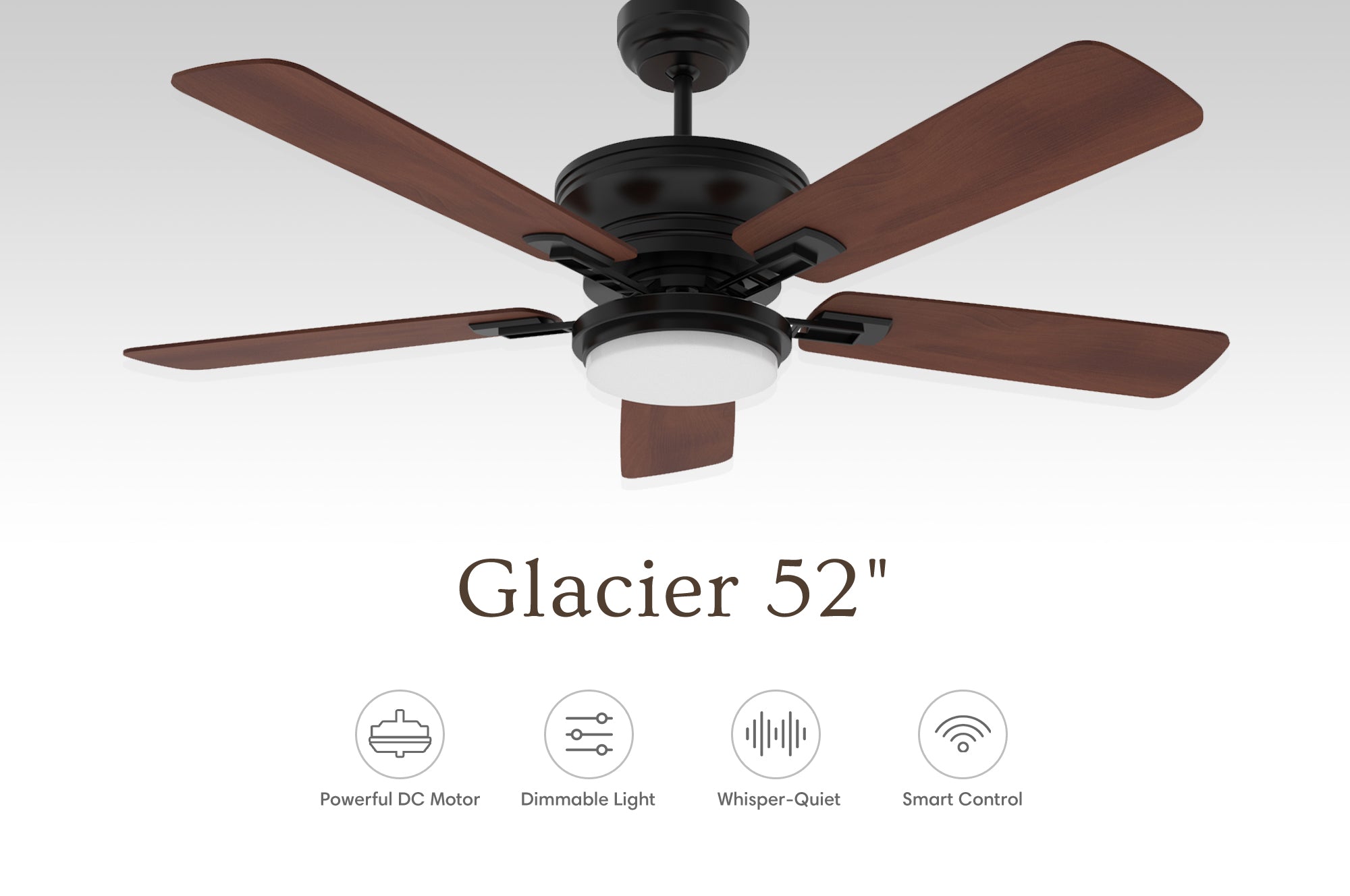 Carro-Smafan-Glacier-52''-Smart-Modern-Ceiling-Fan-with-DimmableLED-Light-Kit