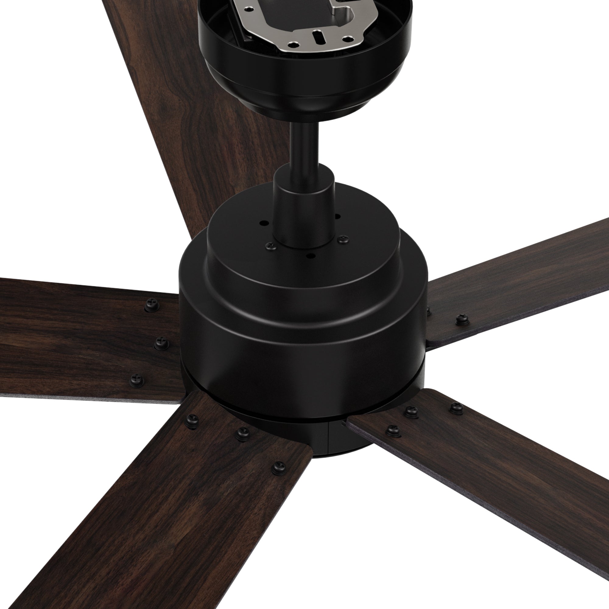 Carro Welland 60 inch remote control ceiling fans with reversible fan blades #color_Black