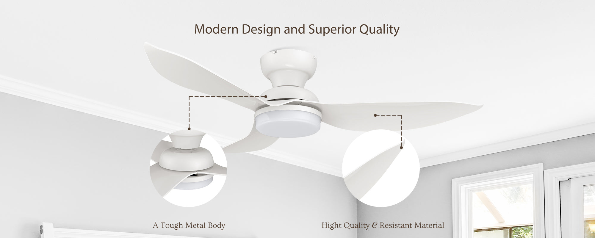 Carro-Smafan-cerise-45-WIFI-Ceiling-Fan-with-Remote-low-profile-brilliant-upscale-design-good-Reliable-Finest-Material