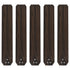 Essex 52" 5-Blade Smart Ceiling Fan Blades in Dark Wood