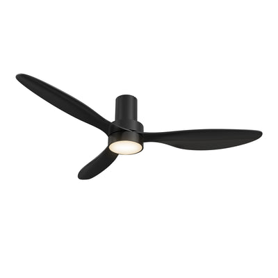 Xander Flush Mount Ceiling Fan with LED Light and Remote 52 Inch