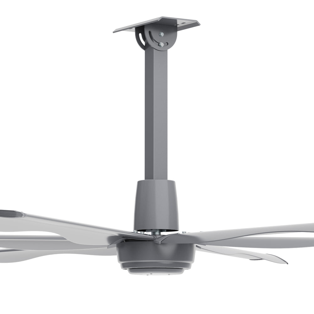 Close-up view of the 8ft commercial fan&