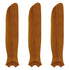 Colmar 52 inch 3-Blade Smart Ceiling Fan Blades in amber walnut
