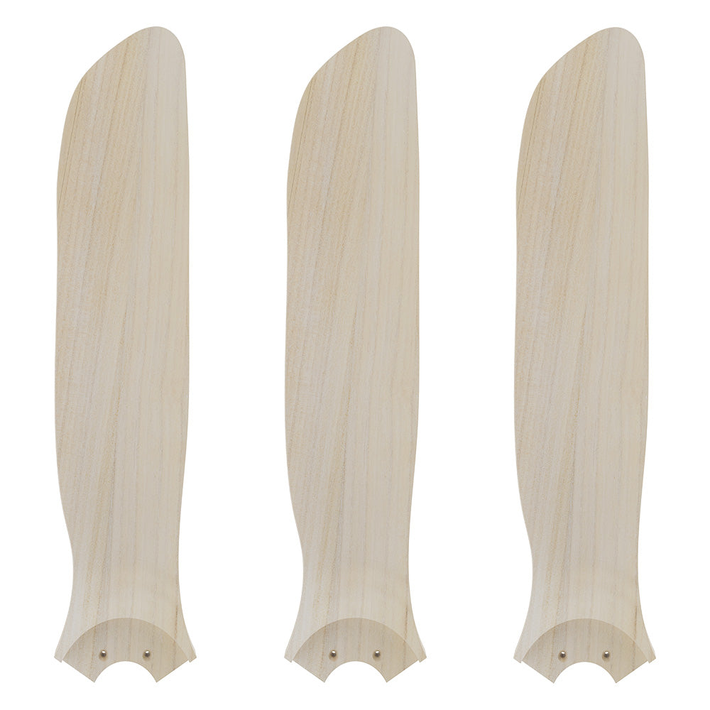 Colmar 52 inch 3-Blade Smart Ceiling Fan Blades in natural beech wood