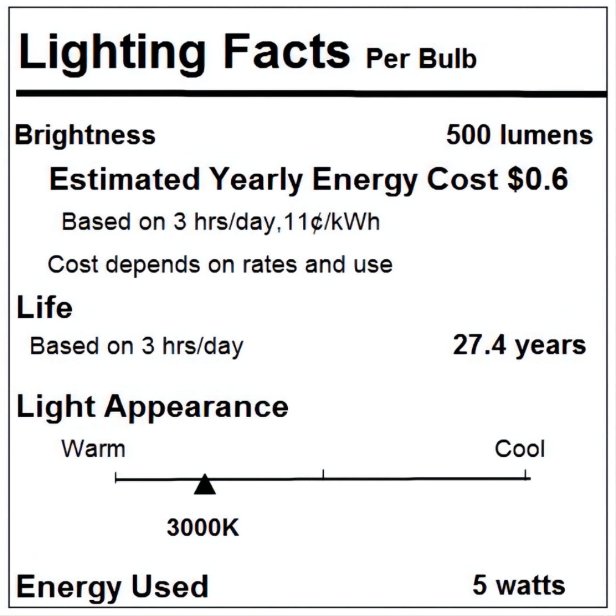 ROUND DIAMOND Crystal LED Light Bulb - Large