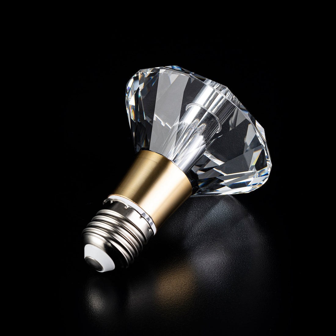 ROUND DIAMOND Crystal LED Light Bulb - Large