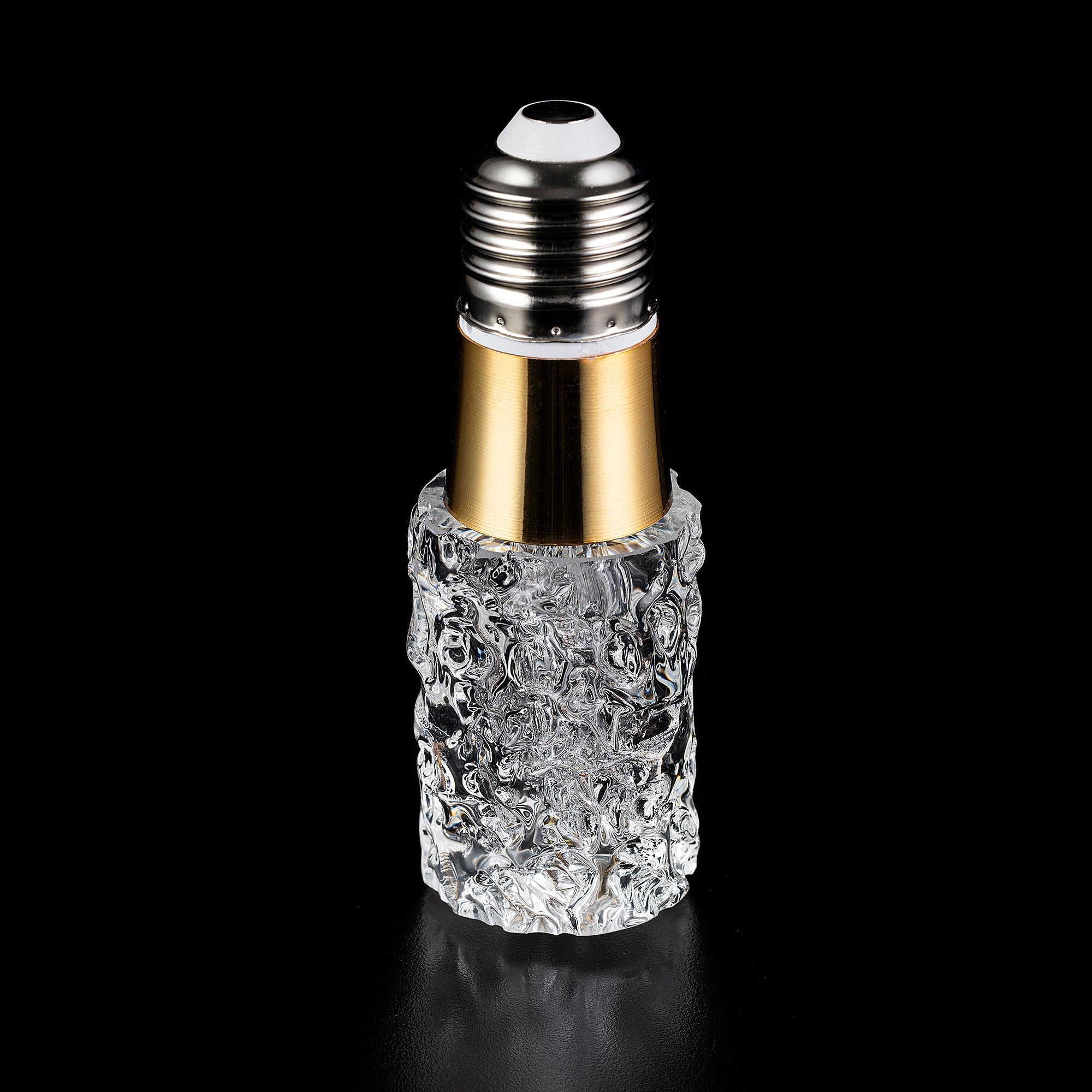 Mini Led Crystal RIPPLE CYLINDER Crystal LED Light Bulb (Small)
